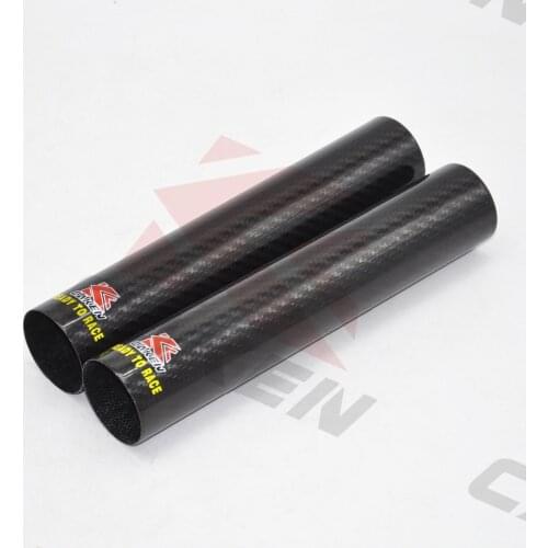 Motorcycle 248mm*43mm Carbon Fiber Front Fork wraps Guard leg Shock Absorption cover protector For husqvarna fc fe 250-450 14-15