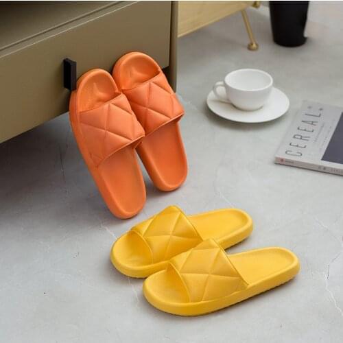 Soft bath in the bedroom thick bottom slippers for couples women slippers women shoes home slippers