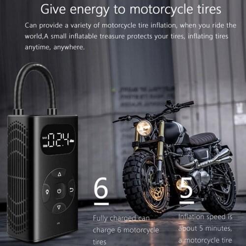 Portable Electric Car Electrical Air Pump Tire Pump Mini Auto Air Inflator Mini Air Compressor for Car Auto