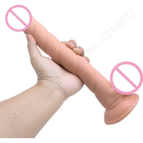 Sex shop realistic dildo silicone big penis cock anal dildo adult sex toys for women vagina clit stimulate butt plug anal sex