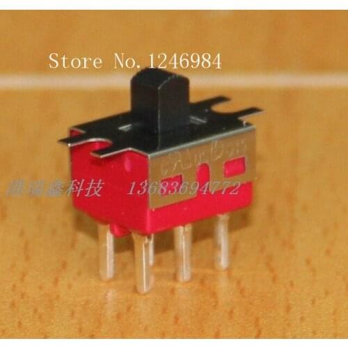 [SA]TS-12C dual six-foot stalls 5MD3 pin toggle switch slide switch Q15 Deli Wei Dailywell--50pcs/lot