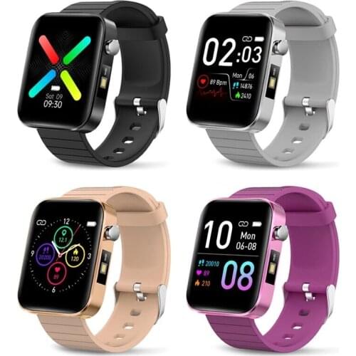 Body Temperature Measurement Smart Watch Lighting Function Message Reminder Waterproof Wristband Heart Rate BP Monitor Bracelet