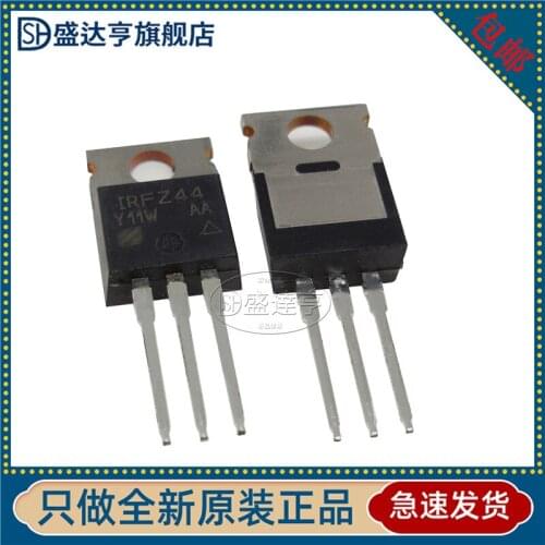 10Pcs/Lot IRFZ44PBF Z44N 50A 60V TO220 High-Power Dip MOSFET Triode New Original In Stock