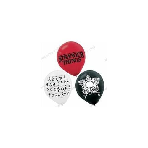 12pcs Stranger things Balloon Stranger Things Theme Birthday party Toys Mining Pixel Game Latex Balloons Tool Gift