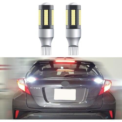2Pcs For Toyota CHR C-HR 2016 2017 2018 2019 2020 2021 LED Backup Reversing light Bulb Canbus No Error