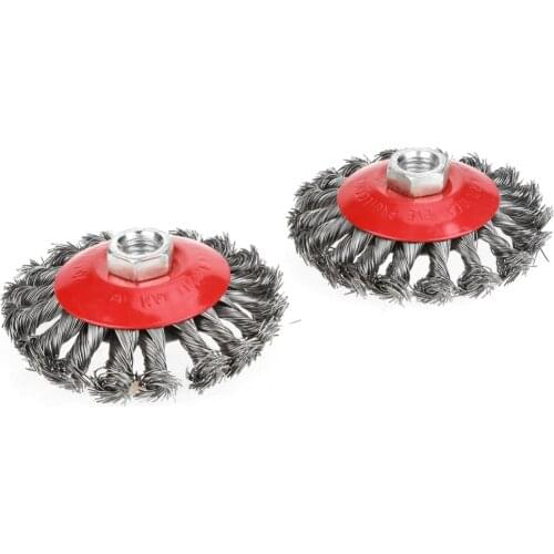 3/4Inch Bowl-shaped twisted wire wheel Wire Cup Brush For Metal Polishing Derusting Wire Wheel Brush Disc