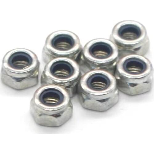 8PCS 02102 M3 Nylon Lock Nut for 1/10 HSP RC Cars Spare Parts
