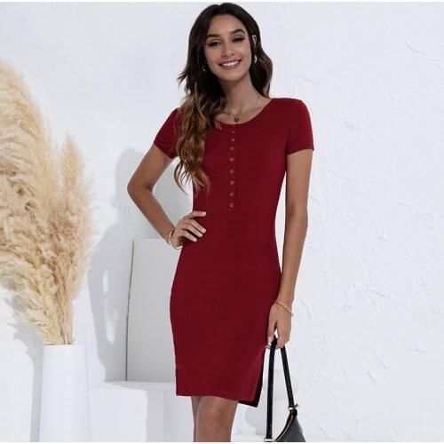 AKBSUN Fashionable Knitted Dresses
