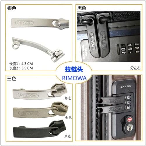 Rimera suitcase accessories zipper handle luggage compartment foot box stickers logo corner Wheel cover hook Protective strip