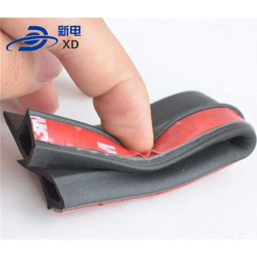 Automobile sound insulation weather foam rubber strip door rubber for car