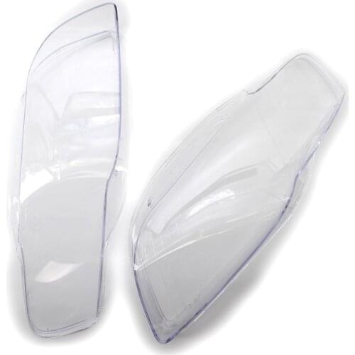 Car Headlight Lens ABS Lampcover Cover Lampshade Bright Shell Product for Audi A4 B7 2005-2008 Right & Left