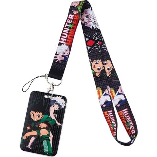 BG970 Dongmanli Anime Hunter Cartoon Lanyards ID Badge Holder Neck Straps Rope Chain Necklace for Key Accessories
