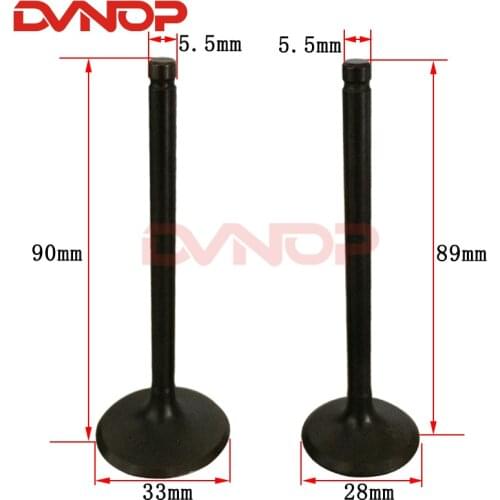 For Qingqi QM200GY GS200 GTX200 GS199 200cc Motorcycle Engine Valve Intake Exhaust Stem Valve valve pipe Spare Parts