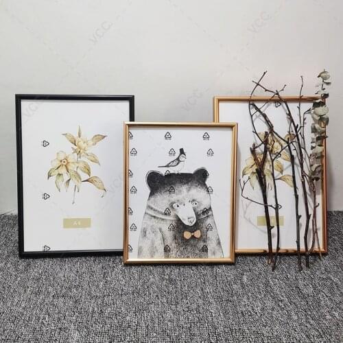 Classic Metal Picture Frame Wall Art Poster Frame For Wall Hanging,Metal Photo Frame Wall,Certificate Frame,Photo Decor