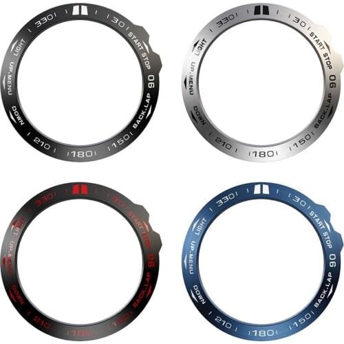 Classics Stainless Steel Watch Bezel Ring Adhesive Cover For Garmin Fenix 5X Parts Watches Accessories For Men Women Replace