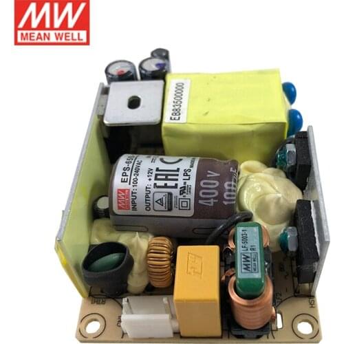 MEAN WELL EPS-65S-5 50W 5V Industrial Open Frame Switching Power Supply 110V/220VAC to 5V DC 10A PCB power unit PSU