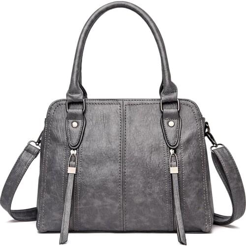 Fashion Women Bag High Quality PU Leather Shoulder Bags for Women 2021 Casual Solid Color Crossbody Bags Purses And Handbags