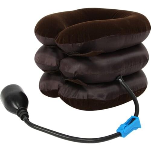 Inflatable Neck Cervical Vertebra Traction Soft Neck Tractor For Headache Head Back Shoulder Neck Pain Relieve Health Care