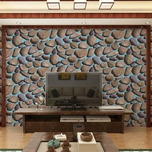 Beibehang wallpaper brick wall modern fashion 3D effect brick pattern wall, living room background 3D wallpaper photo wall mural