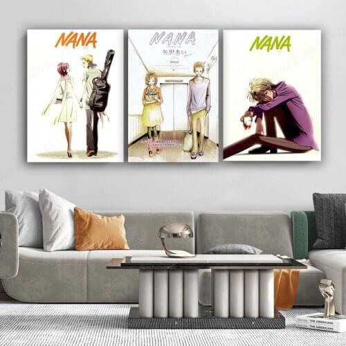 Anime Nana Poster and Prints Canvas Painting Vintage Decoration Wall Stickers Decor Manga Pictures for Living Room Girl Bedroom