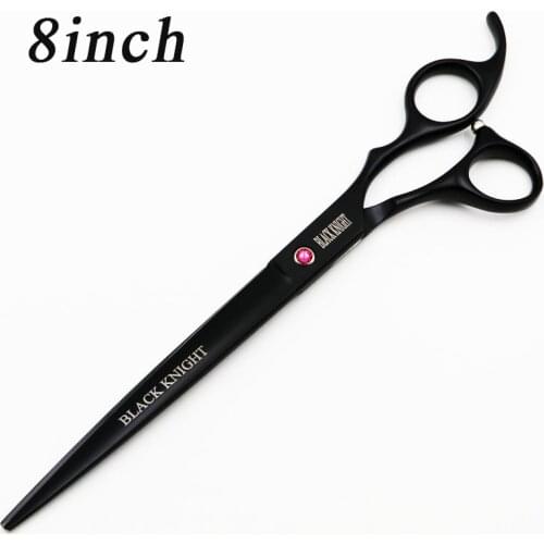 8 inch black pet scissors dog cat grooming animals professional pet hair shears super sharp barber cutting tools kit
