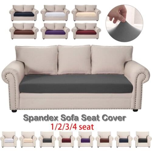 Sofa Cover Milk Silk Sectional Sofa Cover 3-Seater Elastic Couch Cover Bedspread Corner Sofa Cushion Cover for Living Room