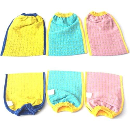 Shower Spa Exfoliator Two-Sided Bath Glove Body Cleaning Skin Bath Massage