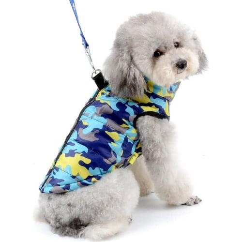 Winter Pet Clothes For Dogs Camouflage Puppy Pet Coat Jacket Warm Chihuahua Poodle Pomeranian Clothing Pets Supplies