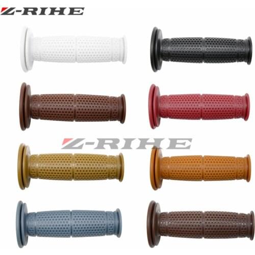 For 1pair Vintage motorcycle 7/8" 22MM Motorcycle handlebar grip handle bar Motorbike handlebar grips/Motorcycle accessories