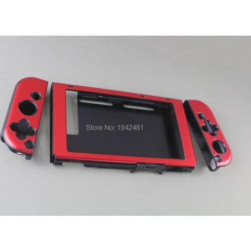 10sets Aluminum Protective Cover Skin Shell for Nintend Switch Game Console Anti Scratch Protect Case Shell