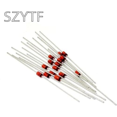 100pcs/lot Zener Diodes 1N4740A 1W 10V 1N4740 Single 5% 2-Pin DO-41 T/R