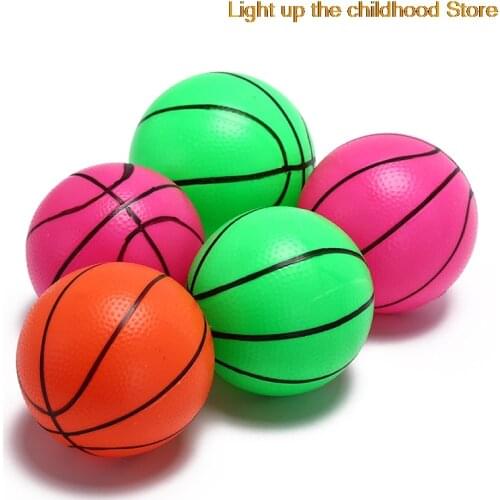 12cm Inflatable Balls PVC Basketball Volleyball Beach Ball Kid Adult Outdoor Fun Sports Toy Randomly Balls Color