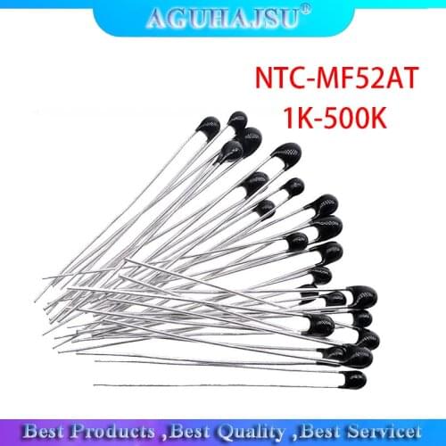 20pcs NTC-MF52AT MF52AT B 3950 5% NTC Thermistor Thermal Resistor 1K 2K 3K 4.7K 5K 10K 20K 47K 50K 100K 5