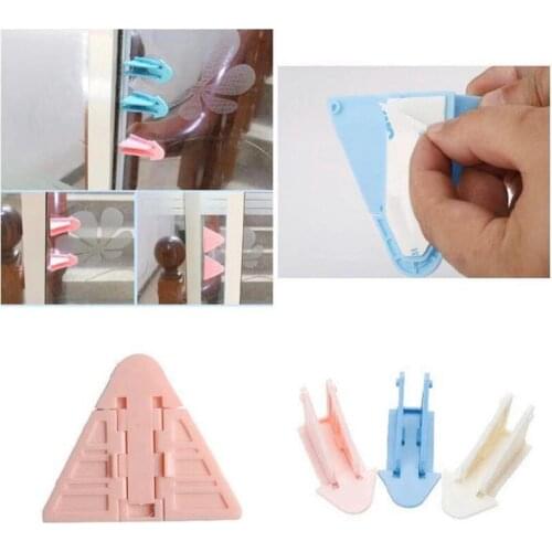 5Pc Safety Lock for Sliding Door Window Children Protection Lock Drawer Cabinet Door Wardrobe Anti-pinch Wings Kids Safety Lock