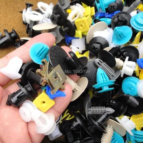 500PCS / Pack Mixed Set For Mitsubishi Pajero Mini Rvr Montero Sport /Outlander Space Star Mirage Montero Bumper Rivet Retainer