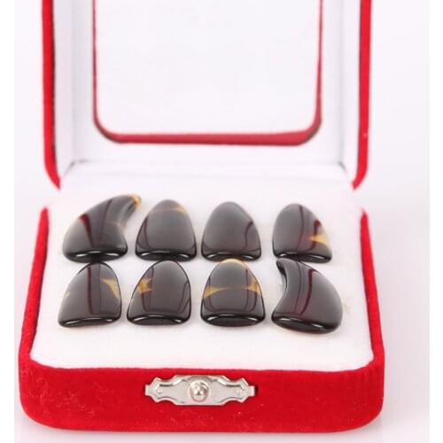 8PCS/Set Guzheng Picks Gu Zheng Nails Fingers With Box Over The Strings Musical Instrument Accessories