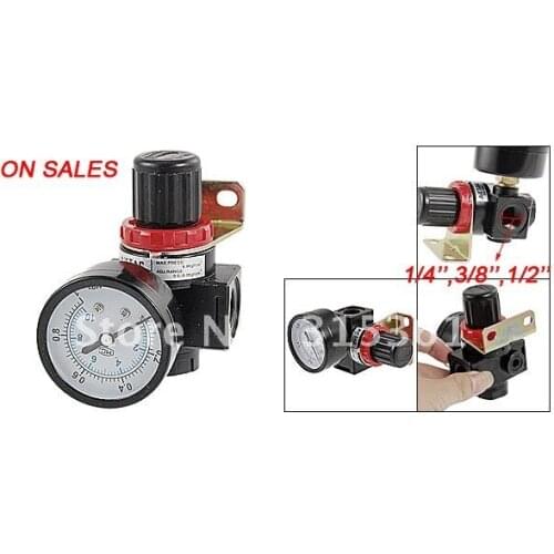 Free Shipping 1/4'' 3/8'' 1/2'' BR Series Air Regulator Source Treatment Gas Pneumatic Model BR2000,BR-3000 and BR-4000
