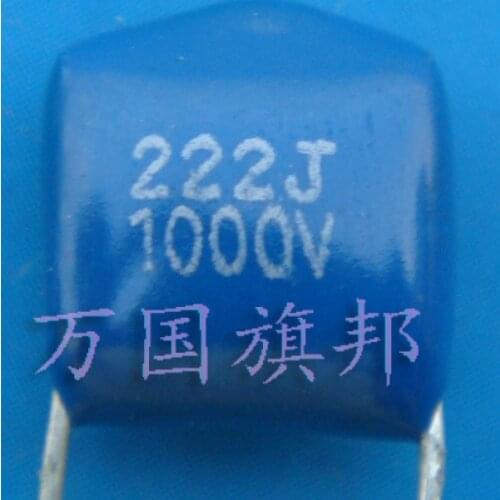 Free Delivery.CBB metallized polypropylene film capacitor 1000 V 100020.0022 UF 10 yuan
