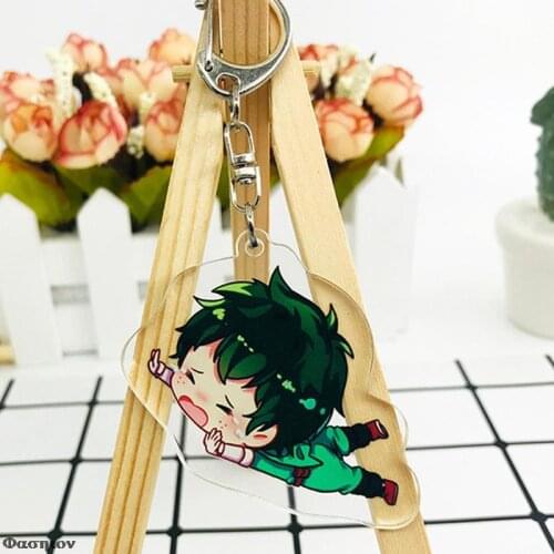 Bakugo Katsuki Todoroki Shoto Keychain Keyring Cartoon Anime My Hero Academy My Hero Academia