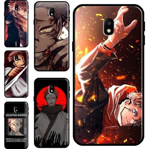 Anime Jujutsu Kaisen Ryomen Sukuna Case For Samsung Galaxy A9 A7 A8 A6 J6 J4 Plus J8 2018 J3 J7 J5 2017 A3 A5 J1 2016 Cover