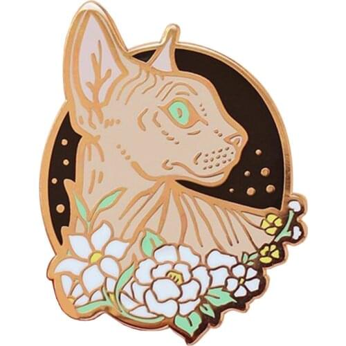 Animal cat Enamel Pin