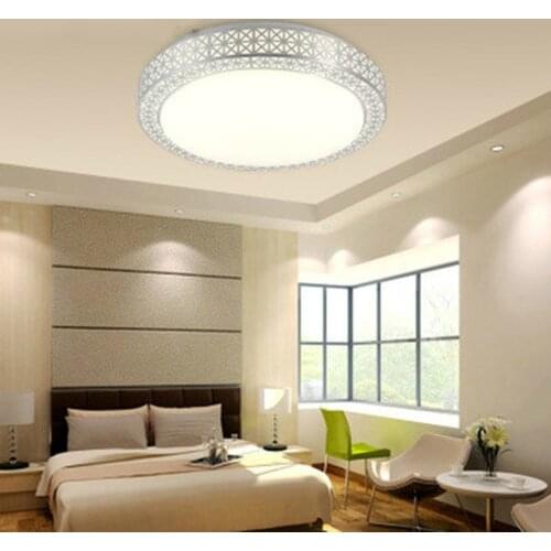 Crystal LED Ceiling Light 12W 18W 24W 36W Modern Round Surface Ceiling Lamp For Kitchen Bedroom Bathroom Lamps MJ1121