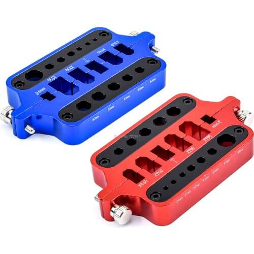 Aluminium Alloy CNC Multifunctional Soldering Station Fixture Adjust Insulation XT60 XT90 Banana Plug T Deans for RC Multicopter