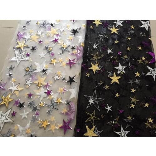 Latest african tulle lace fabric high quality with beads 3d nigerian lace fabrics for wedding lace fabric ZL434