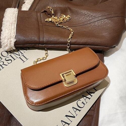 New Baguette Chain Purses Women Crossbody Shoulder Bags 2021 Fashion Luxury Brand Designer Ladies Messenger Bags Totes Quality