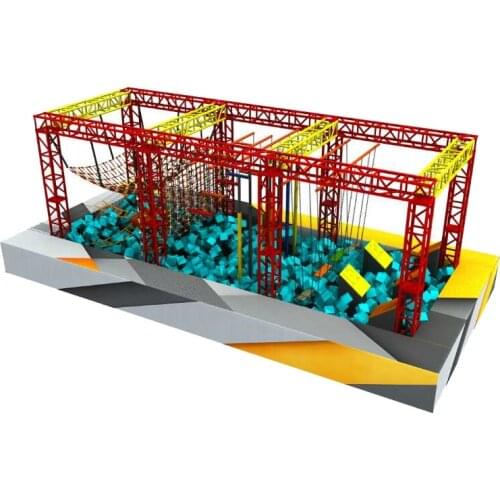 Ninja course park Gymnastic training equipment,professional indoor Sport Games YLW-BT191133