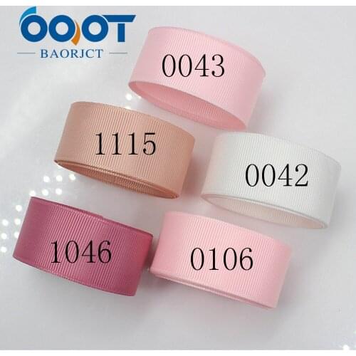 OOOT BAORJCT 1711094,25mm Solid Color Grosgrain Ribbon 10 yards , DIY handmade clothing accessories , Jewelry & Accessories