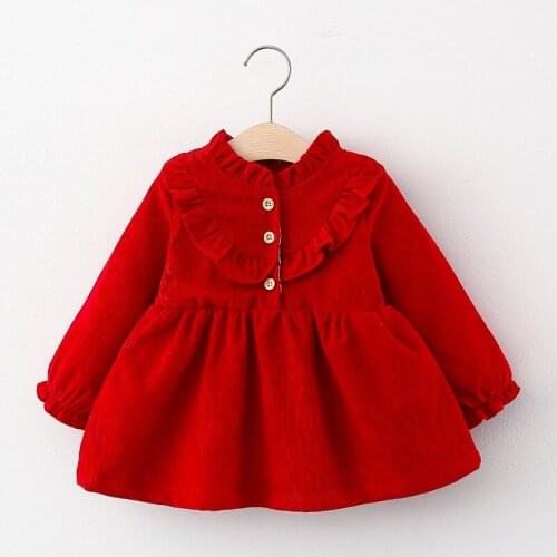 Baby Girl Dress Autumn Baby Girl Princess Clothes Cute Girls Long Sleeve T-shirt Tops Cartoon Kids Dress for Girls