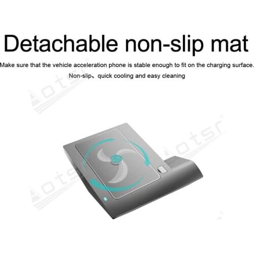 QI Wireless Quickly Fast Charge Special On-Board Phone Panel Android For Volkswagen VW Golf 2016 - 2019 Non-slip Car Accessories