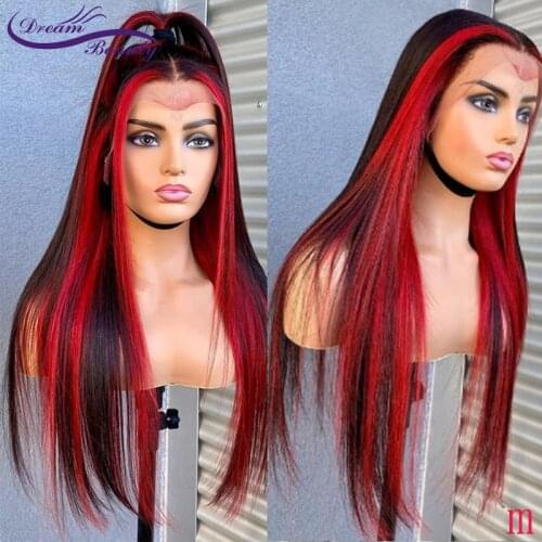 Curly Lace Front Human Hair Wigs 13X6 Brazilian Remy Hair Lace Wigs 180% Density PrePlucked Hairline With Baby Hair Dream Beauty